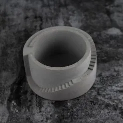 χειροποιητο τσιμεντενιο γλαστρακι ταρατσα