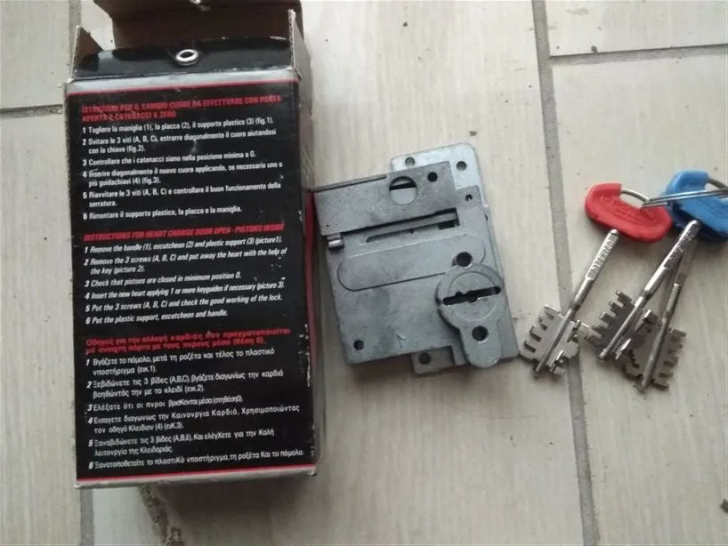 SECUREMME Κιτ αλλαγής συνδυασμού κλειδιών 6 SECUREMME Κιτ αλλαγής συνδυασμού κλειδιών - Image 4