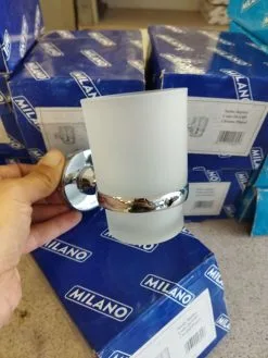 Αξεσουάρ μπάνιου- ποτηροθήκη