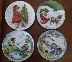 Vintage πιάτα από πορσελάνη BAVARIA