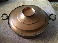 χάλκινο σκεύος εποχής 1960 κατσαρολα