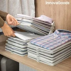 Σετ Διοργανωτών Δίσκων για τα Ρούχα Clorack InnovaGoods (πακέτο με 5)